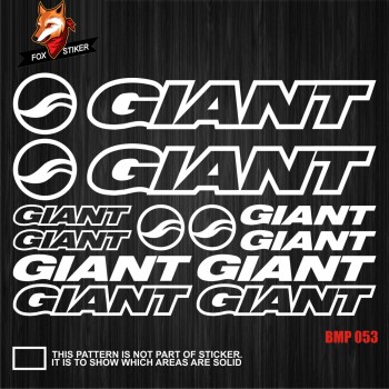 Bicycle Frame Decal Stickers Giant 02